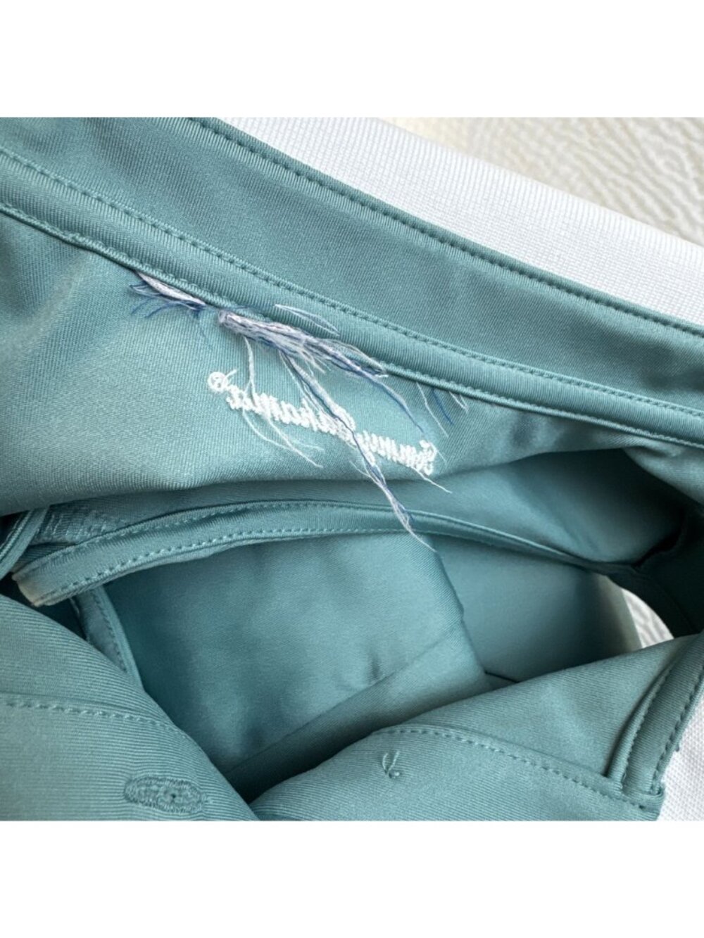 Tommy Bahama Golf Tennis Dress Aqua Blue Sleeveless Polo Stretch Size M - Picture 7 of 8